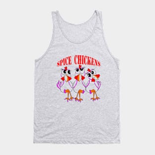 Pink Spice Chickens Tank Top